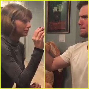 Taylor Swift & Brother Austin Battle It Out with Easter Eggs! (Video)
