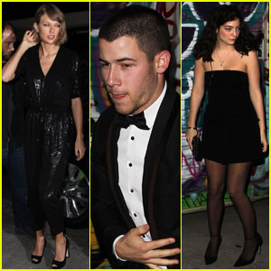 Taylor Swift Celebrates Lady Gaga's Birthday With Nick Jonas & Lorde!