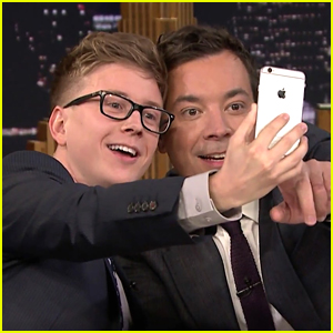 Tyler Oakley Face Swaps With Jimmy Fallon on 'Tonight Show'