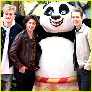 The Vamps Meet Up With Po at 'Kung Fu Panda 3' Premiere in London