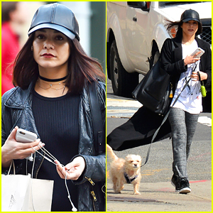 Vanessa Hudgens Celebrates National Puppy Day With Darla in Vancouver