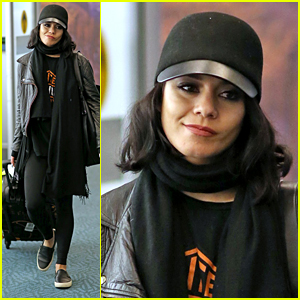 Vanessa Hudgens Touches Down in Vancouver Ahead of 'Powerless' Filming