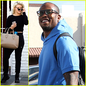 Witney Carson Makes Sure Von Miller Is Good & Relaxed On DWTS Show Day