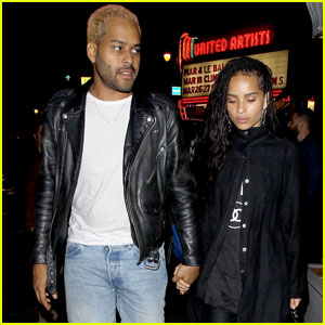 Zoe Kravitz Steps Out With Boyfriend Twin Shadow Before 'Allegiant' Hits Theaters