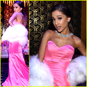 Ariana Grande Is Pretty in Pink at MTV Movie Awards 2016