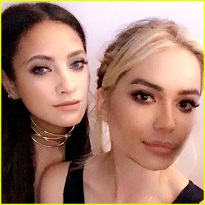 Ashley Benson & Shay Mitchell Face Swapped During the Freeform Upfronts 2016