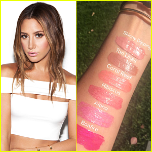 Ashley Tisdale Shares Gloss Swatches From New Cosmetics Line