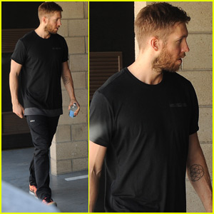 Calvin Harris Heads to the Gym After Taylor Swift Opens Up About Relationship