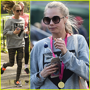 Cara Delevingne Joins Lady Garden Fun Run In Support Of Gynaecological Cancer Fund