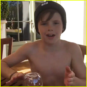 Cruz Beckham Shows Off His Awesome Singing Voice With 'Cups' - Watch Now!