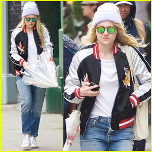 Dakota Fanning Is Ready for the Sun in NYC!