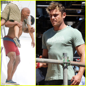 Zac Efron Has Some Downtime on the 'Baywatch' Set