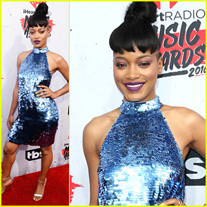 Keke Palmer Becomes Blue Disco Queen at iHeartRadio Music Awards 2016