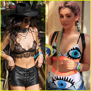 Kendall & Kylie Jenner Party with Bootsy Bellows at Coachella!