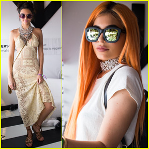 Kendall & Kylie Jenner Show Off Their Desert Style at Coachella Day One