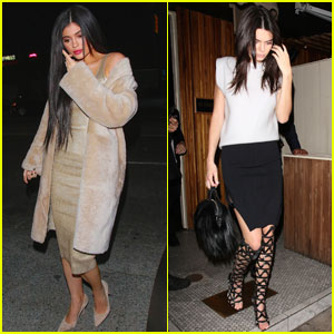 Kylie Jenner Spends Saturday Night Out With Sister Kendall