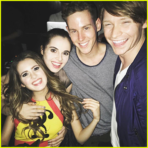 Calum Worthy Supports Laura Marano At Weekend Commodore Performance
