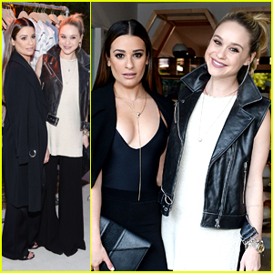 Lea Michele & Becca Tobin Make It A Girl's Day Out at Vince Camuto Launch