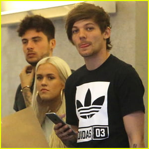 Louis Tomlinson Grabs Lunch With Sis Lottie & Baby Freddie