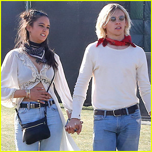 R5's Ross Lynch & Courtney Eaton Couple Up For First Day of Coachella 2016