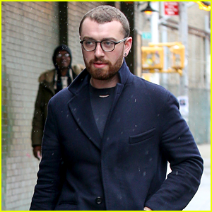 Sam Smith & Friends Step Out for Chilly Stroll in NYC
