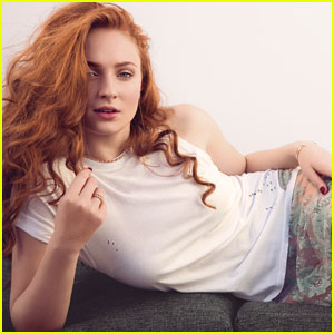 Sophie Turner Lets Her Curls Out for 'GQ'