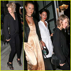 Taylor Swift Meets Lily Aldridge & Behati Prinsloo for Dinner Date