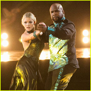 Witney Carson 'Holds Back the River' With Wanya Morris on 'DWTS'