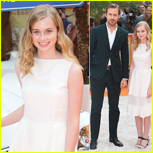 Angourie Rice Premieres 'The Nice Guys' In London with Ryan Gosling