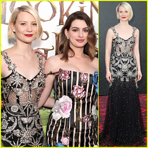 Mia Wasikowska Wows in Sheer Gown at 'Alice Through the Looking Glass' Premiere