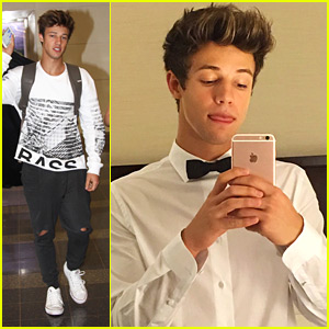 Cameron Dallas Wears Bow Tie For White House Correspondents Dinner 2016
