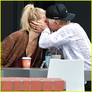 Cody Simpson Kisses Model Sierra Swartz at Breakfast in LA