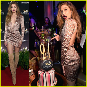 Gigi Hadid Parties It Up in Vegas For 21st Birthday