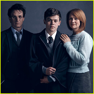 Harry Potter & Ginny Weasley Pose with Their Son for 'Cursed Child' Photos!