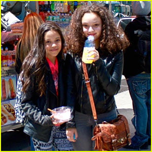 Kayla Maisonet Hangs With 'Stuck In The Middle' Sister Jenna Ortega in NYC