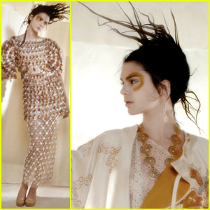 Kendall Jenner Brings Watercolors to Life in 'V' Magazine Feature