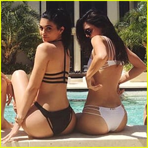 Kylie Jenner Flaunts Bikini Body at Pool Party with Kendall & Hailey Baldwin!