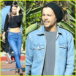 Louis Tomlinson Steps Out to Meet with Briana Jungwirth
