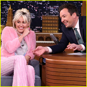 Miley Cyrus Makes Some Faces on 'Tonight Show' - Watch Now!