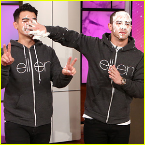 Nick & Joe Jonas Play 'Pie Face' on 'Ellen' - Watch Now!