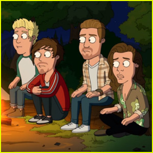 One Direction Takes a Camping Trip on 'Family Guy' - Watch Now!
