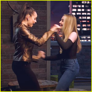 Sofia Carson & Sabrina Carpenter Go Behind-The-Scenes With 'Adventures in Babysitting'