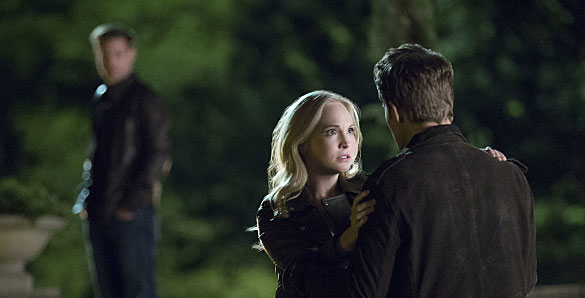 Stefan & Caroline Kiss On 'The Vampire Diaries,' So Where Does