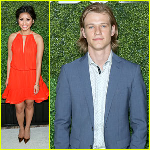 Brenda Song Steps Out For CBS' Summer Soiree With Lucas Till