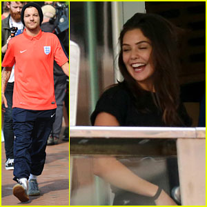 Danielle Campbell Hangs With Louis Tomlinson & Niall Horan After Soccer Training