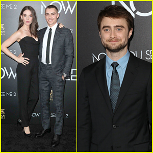 Daniel Radcliffe Joins Dave Franco & Alison Brie at 'Now You See Me 2' Premiere