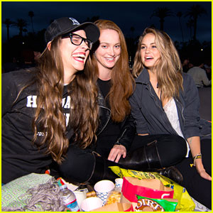 Debby Ryan & Austin Stowell Bring Friends To 'Catch A Thief' Cinespia Screening