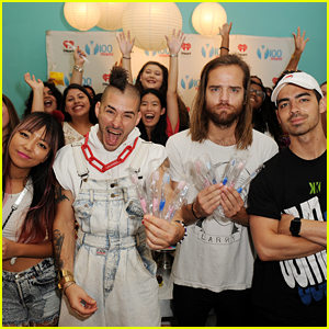 DNCE Parties at Cupcake & Toothbrush Event