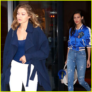 Gigi Hadid Grabs Dinner with Sister Bella in NYC