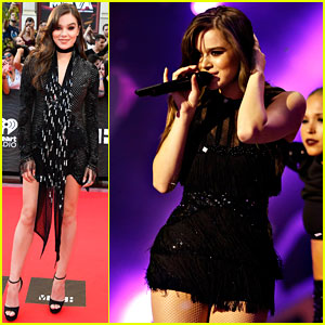 Hailee Steinfeld Performs 'Rock Bottom' at MMVAs 2016 with Shawn Hook! (Video)